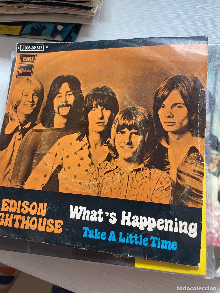 Discos de vinilo: Edison lighthouse whats happening single