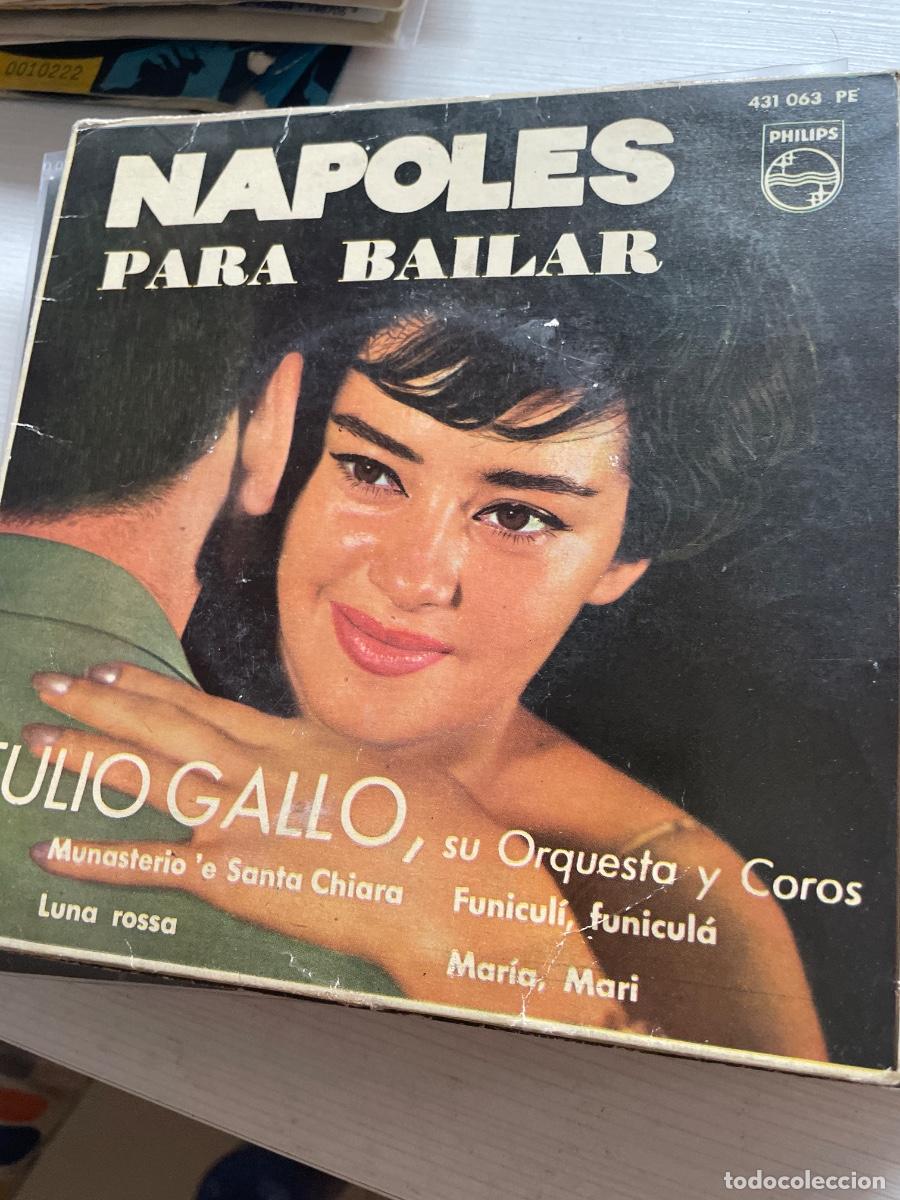 Discos de vinilo: N&aacute;poles para bailar tulio gallo single