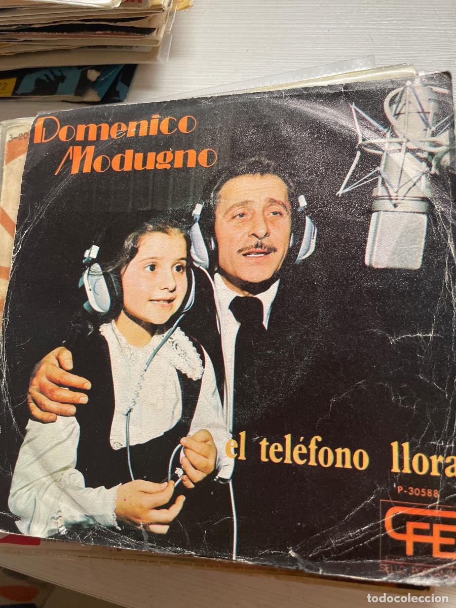 Discos de vinilo: Domenico modugno el tel&eacute;fono llora single