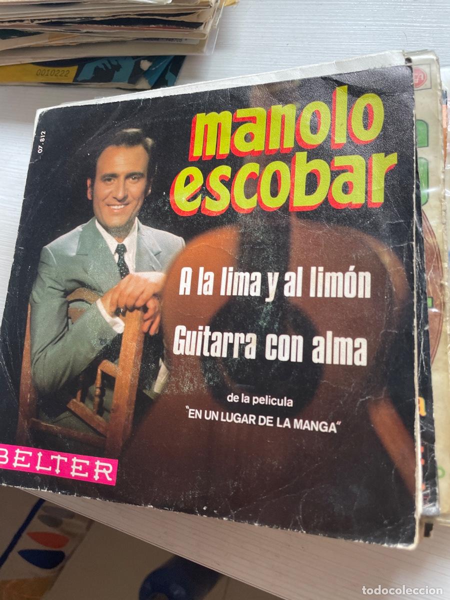 Discos de vinilo: Manolo Escobar a la lima y al lim&oacute;n single