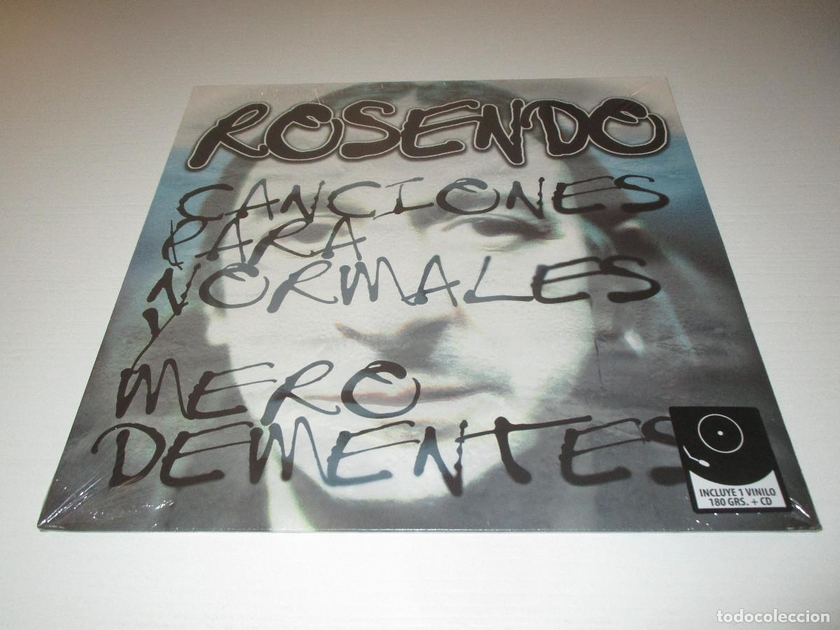 Discos de vinilo: ROSENDO ( CANCIONES PARA NORMALES Y MERO DEMENTES ) - VINILO 180 GRS. + CD - NUEVO - 0190296595318