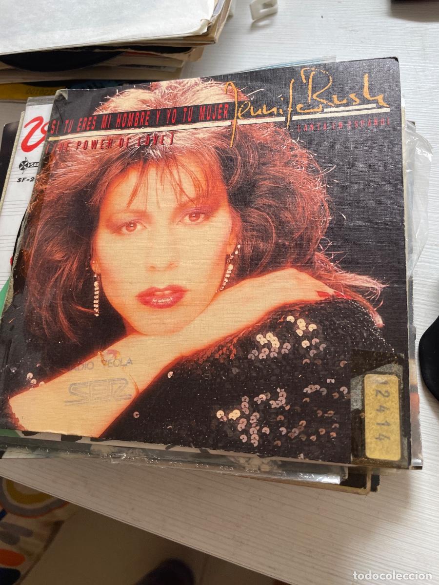 Discos de vinilo: Jennifer rush si t&uacute; eres mi hombre y yo tu mujer single