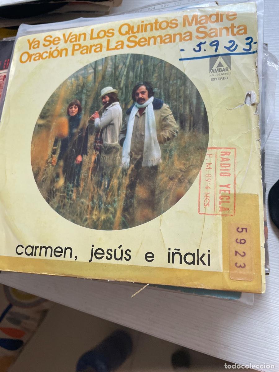 Discos de vinilo: Carmen Jes&uacute;s e i&ntilde;aki single