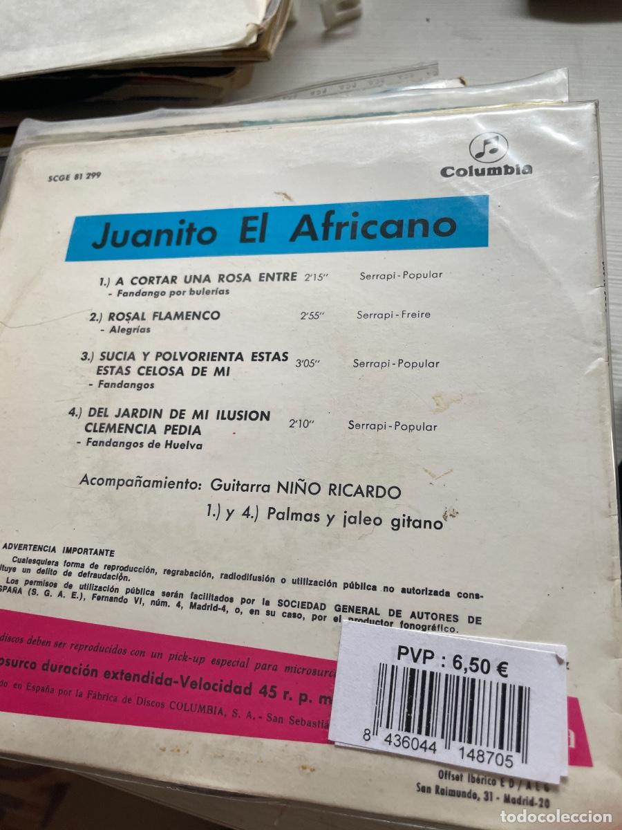 Discos de vinilo: Juanito el africano single - Foto 2