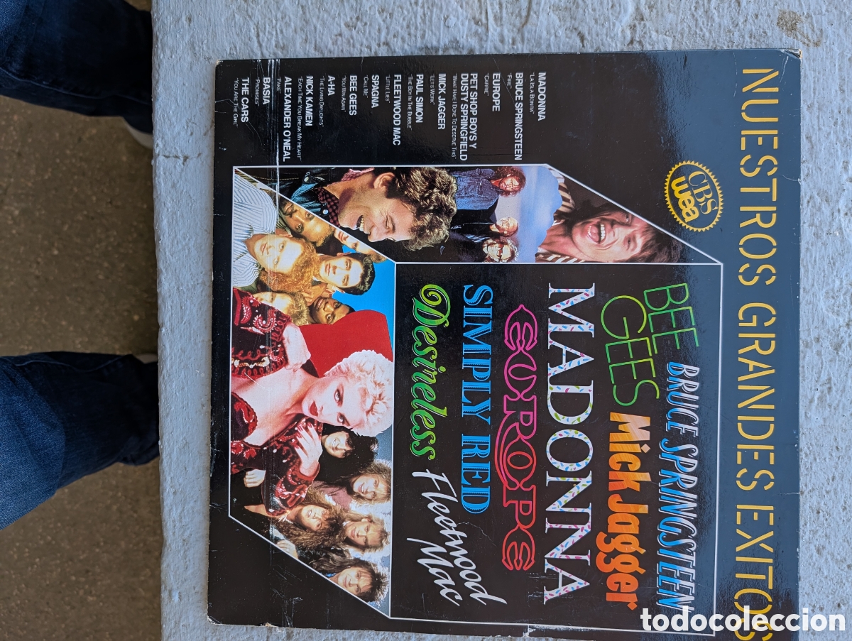 Discos de vinilo: Doble LP Nuestros Grandes &Eacute;xitos (1987) CBS/WEA - Vinilo Original