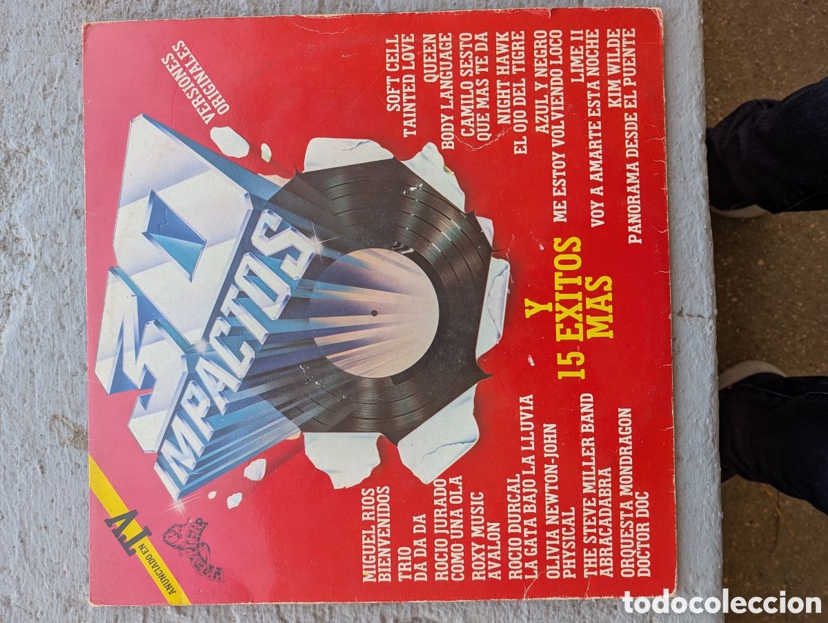 Discos de vinilo: Doble LP 30 Impactos y 15 &Eacute;xitos M&aacute;s (1982) EMI / RCA - Vinilo Original