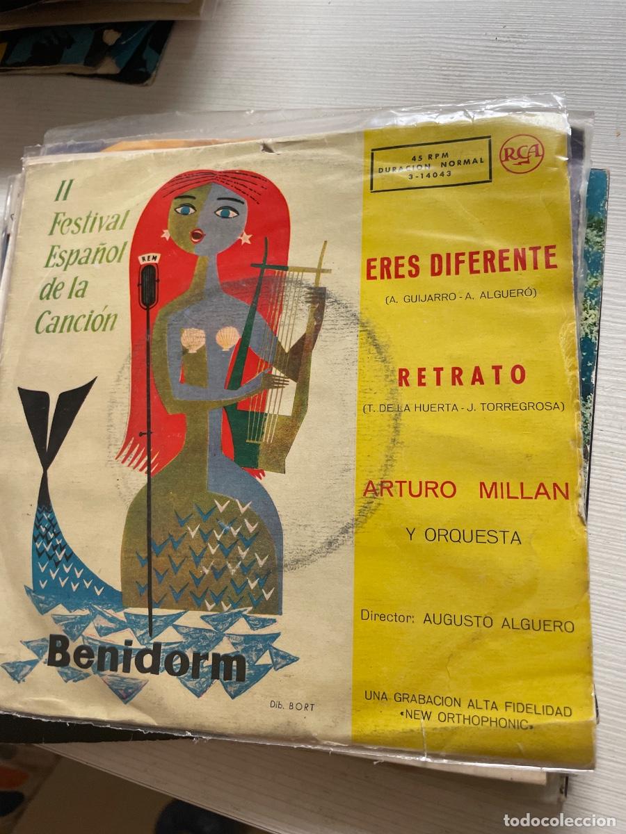 Discos de vinilo: Festival espa&ntilde;ol de la canci&oacute;n single