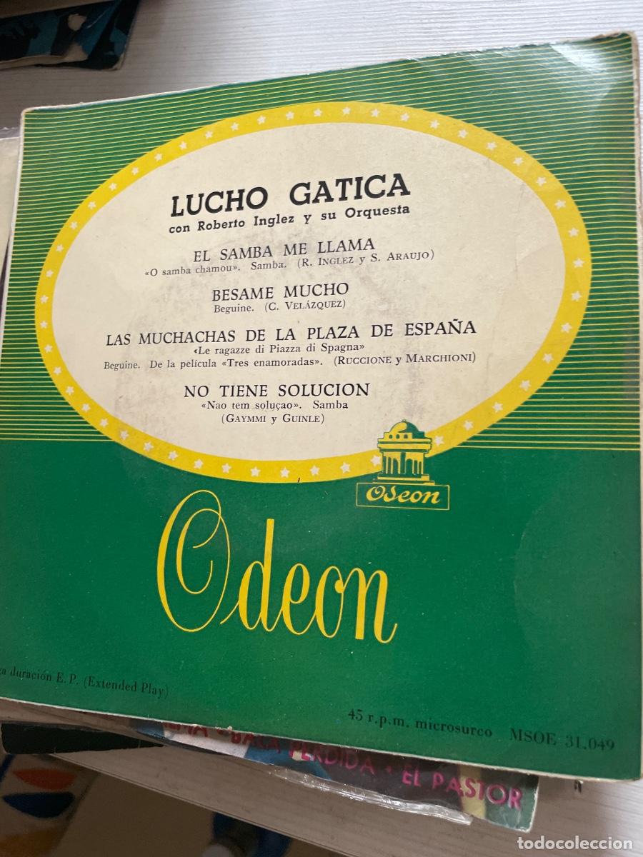 Discos de vinilo: Odeon lucho gatica single - Foto 1