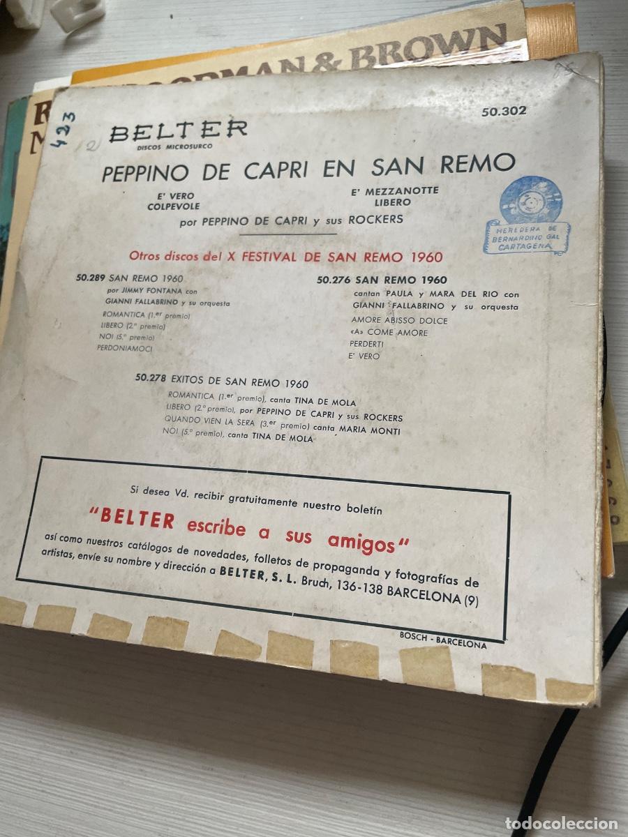 Discos de vinilo: Peppino de capri single - Foto 2