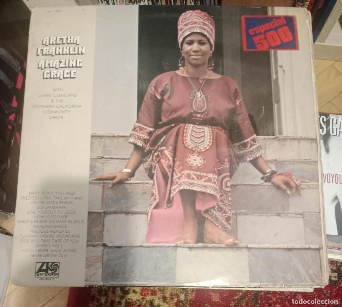 Discos de vinilo: Aretha Franklin &ndash; Amazing Grace Doble Lp Espa&ntilde;a 1974
