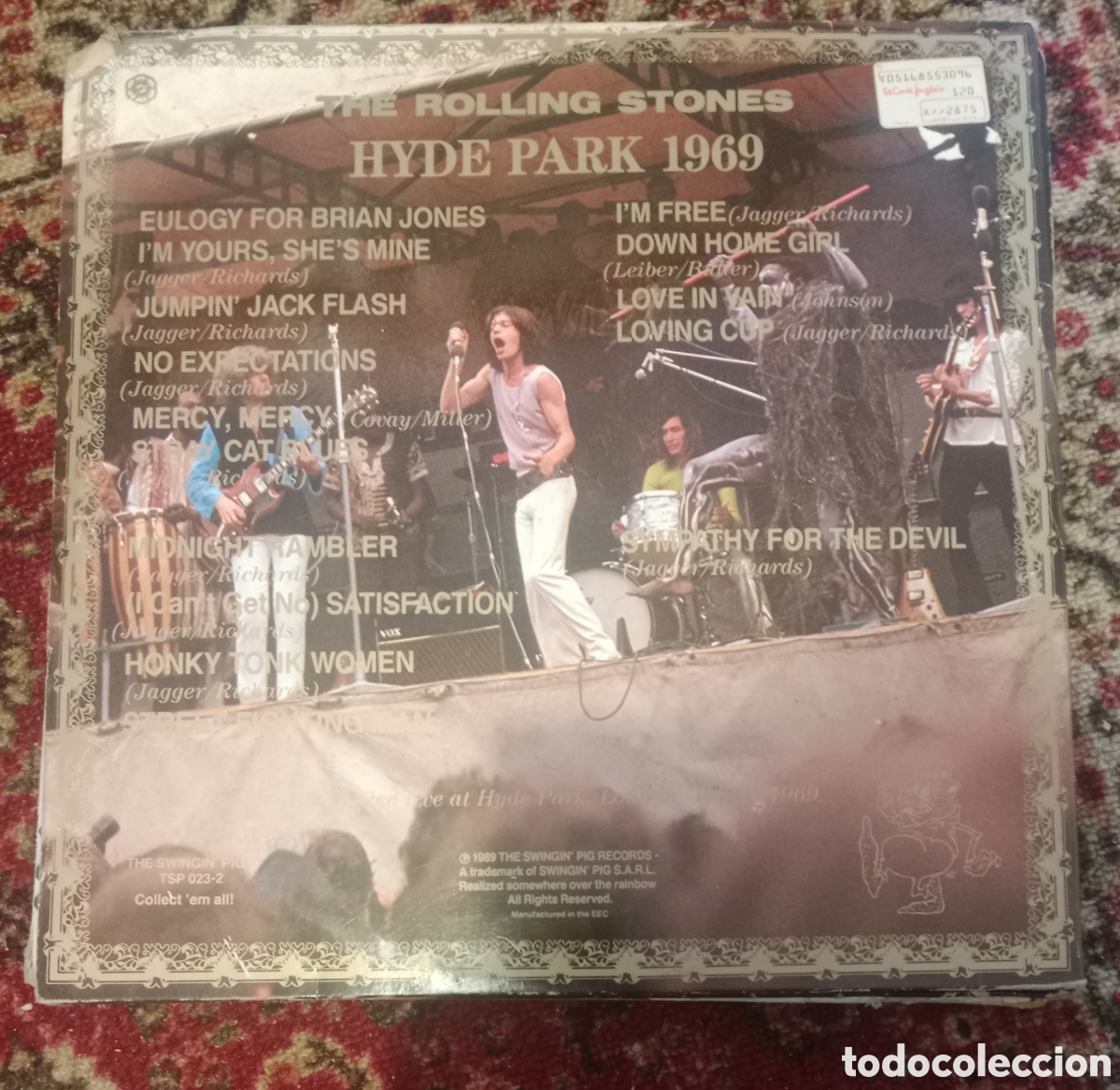 Discos de vinilo: Rolling Stones - Hyde park 1969 Doble Lp - Foto 4