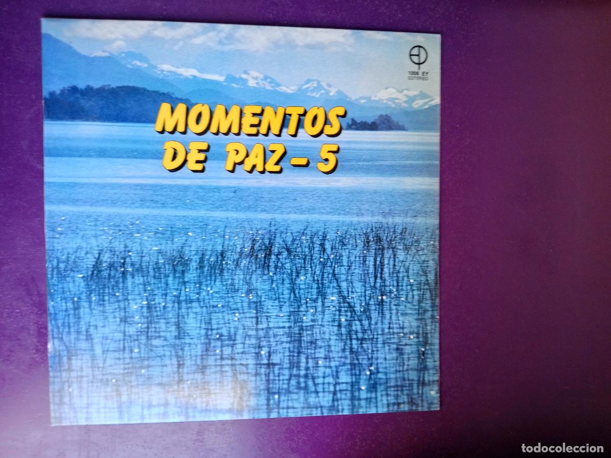 Discos de vinilo: Momentos De Paz 5 - LP EDICIONES PAULINAS 1981 - SIN USO - POP CRISTIANO, ANGEL DI MARIO