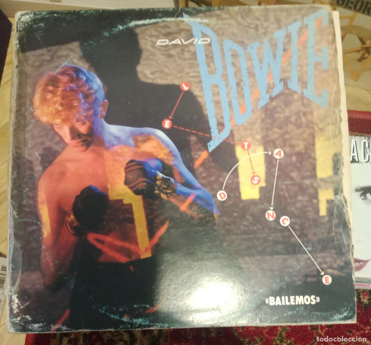 Discos de vinilo: David Bowie &ndash; Let's Dance = Bailemos Lp Espa&ntilde;a 1983