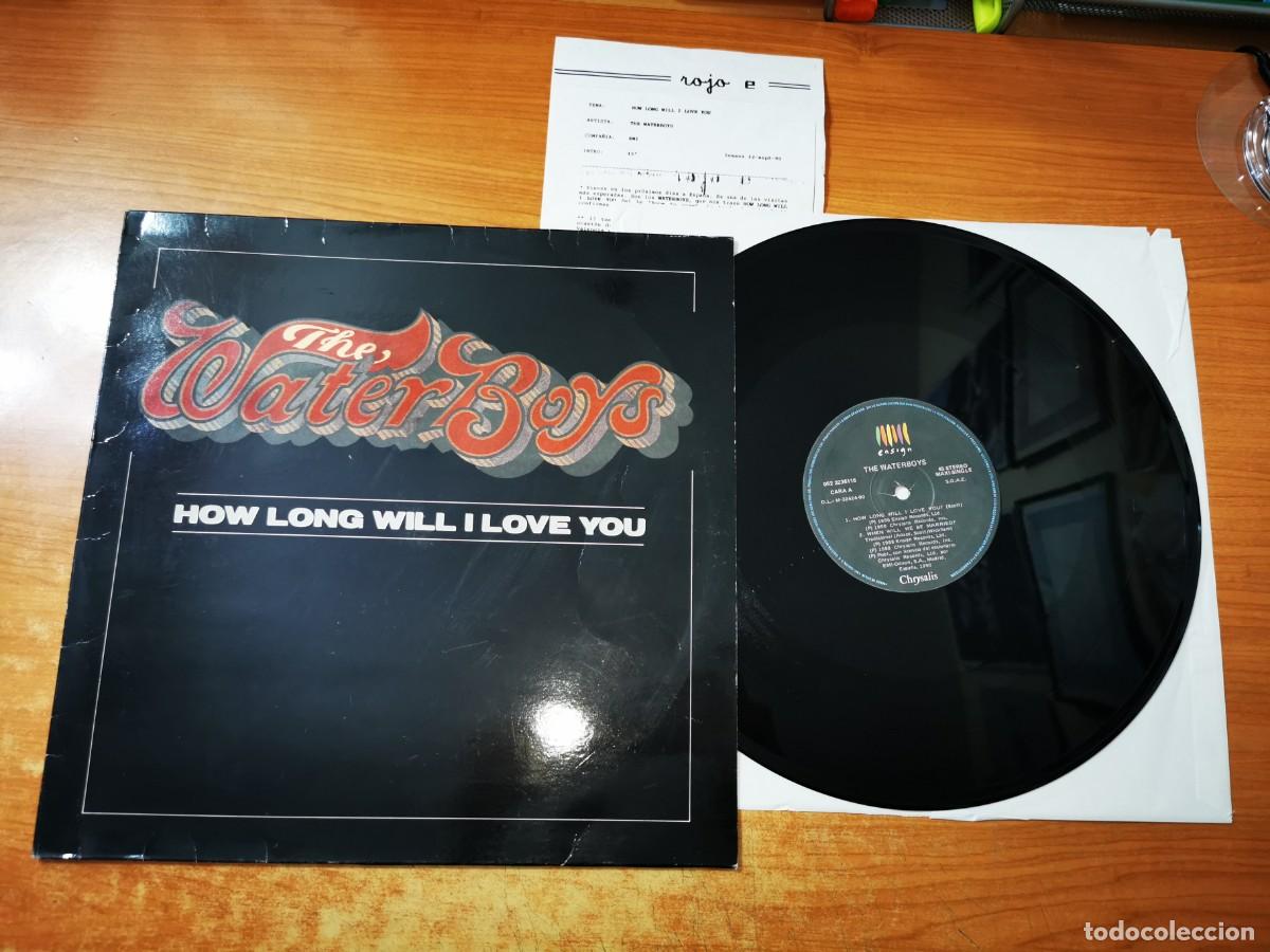 Discos de vinilo: THE WATERBOYS How long will I love you MAXI SINGLE VINILO DEL A&Ntilde;O 1990 ESPA&Ntilde;A FECHAS DE TOUR 3 TEMAS