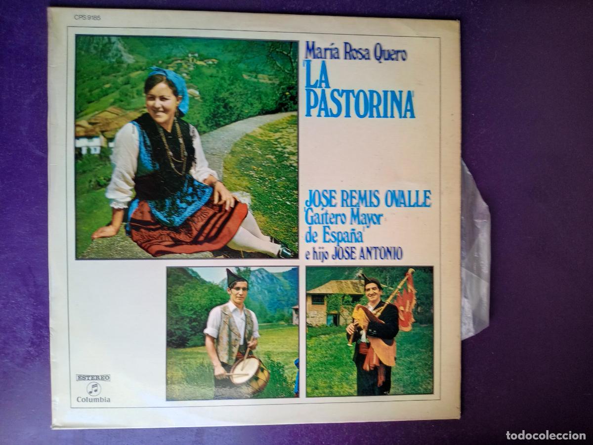 Discos de vinilo: MARIA ROSA QUERO, LA PASTORINA - LP COLUMBIA 1972 - FOLK ASTURIAS TRADICIONAL - JOSE REMIS