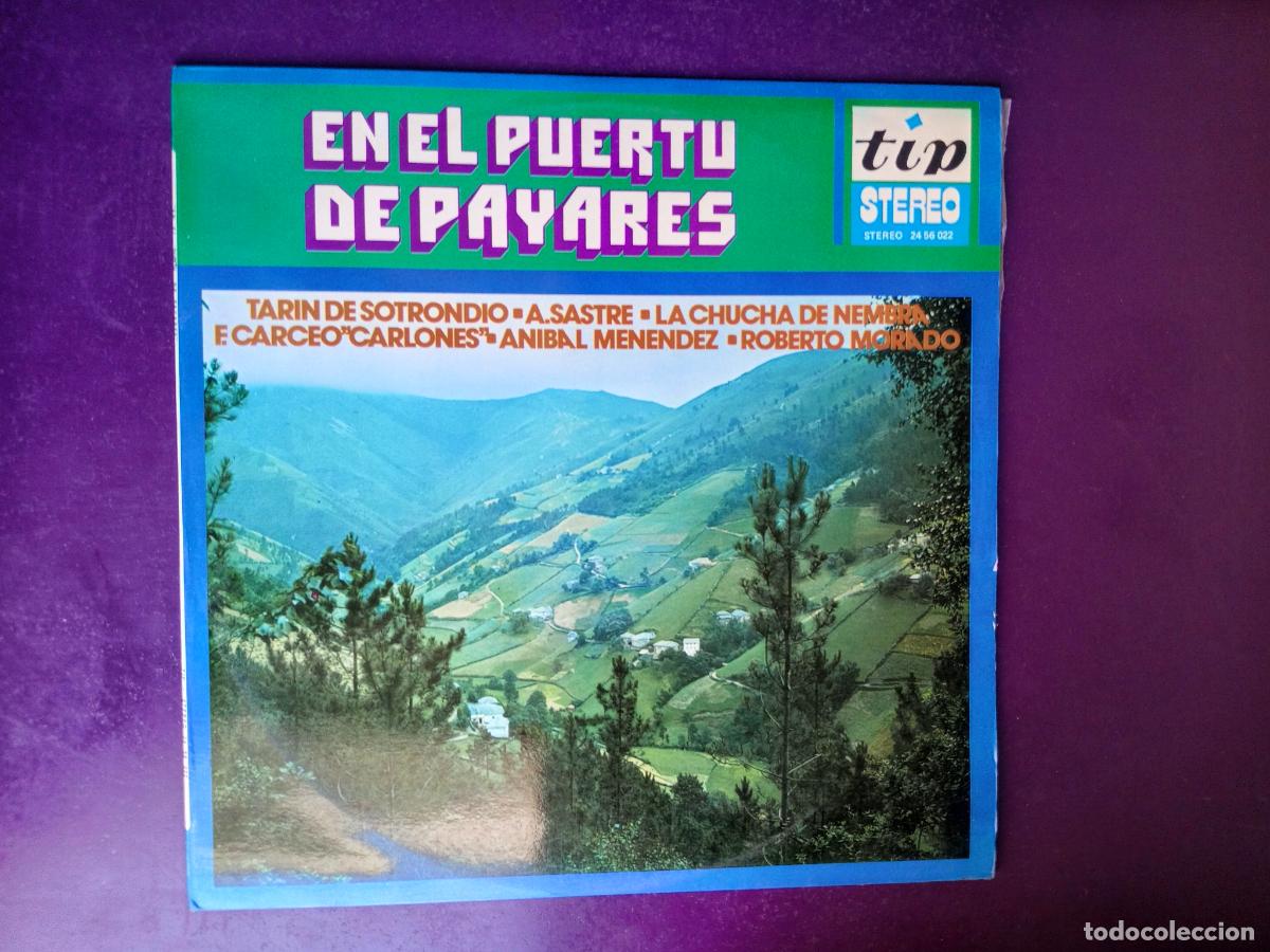 Discos de vinilo: En El Puertu de Payares - LP TIP 1971 - FOLK ASTURIAS TRADICIONAL - TARIN, CHUCHA, CARLONES, ETC