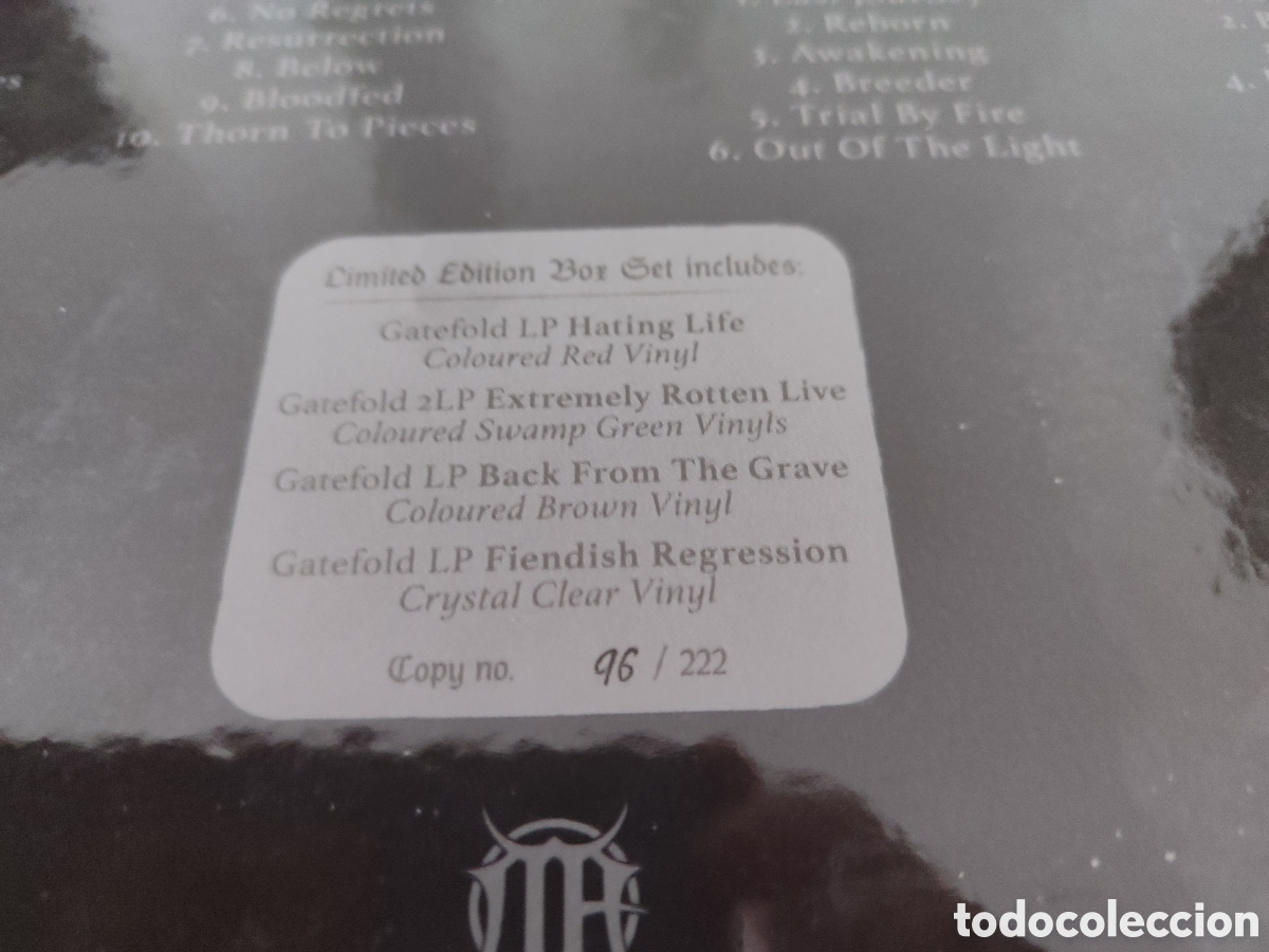 Discos de vinilo: Grave lp box death metal - Foto 3