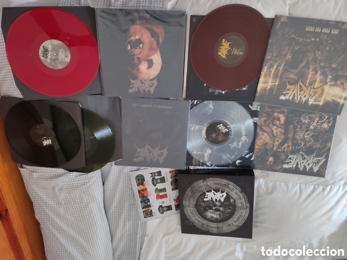 Discos de vinilo: Grave lp box death metal - Foto 4