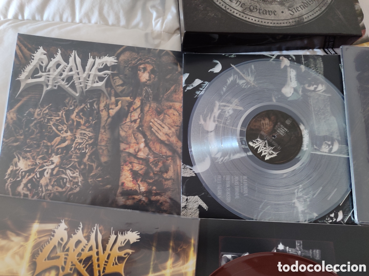 Discos de vinilo: Grave lp box death metal - Foto 5