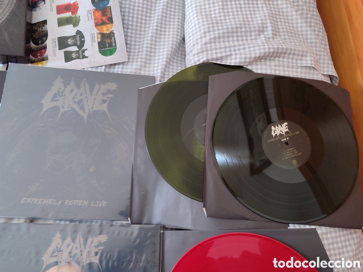 Discos de vinilo: Grave lp box death metal - Foto 7