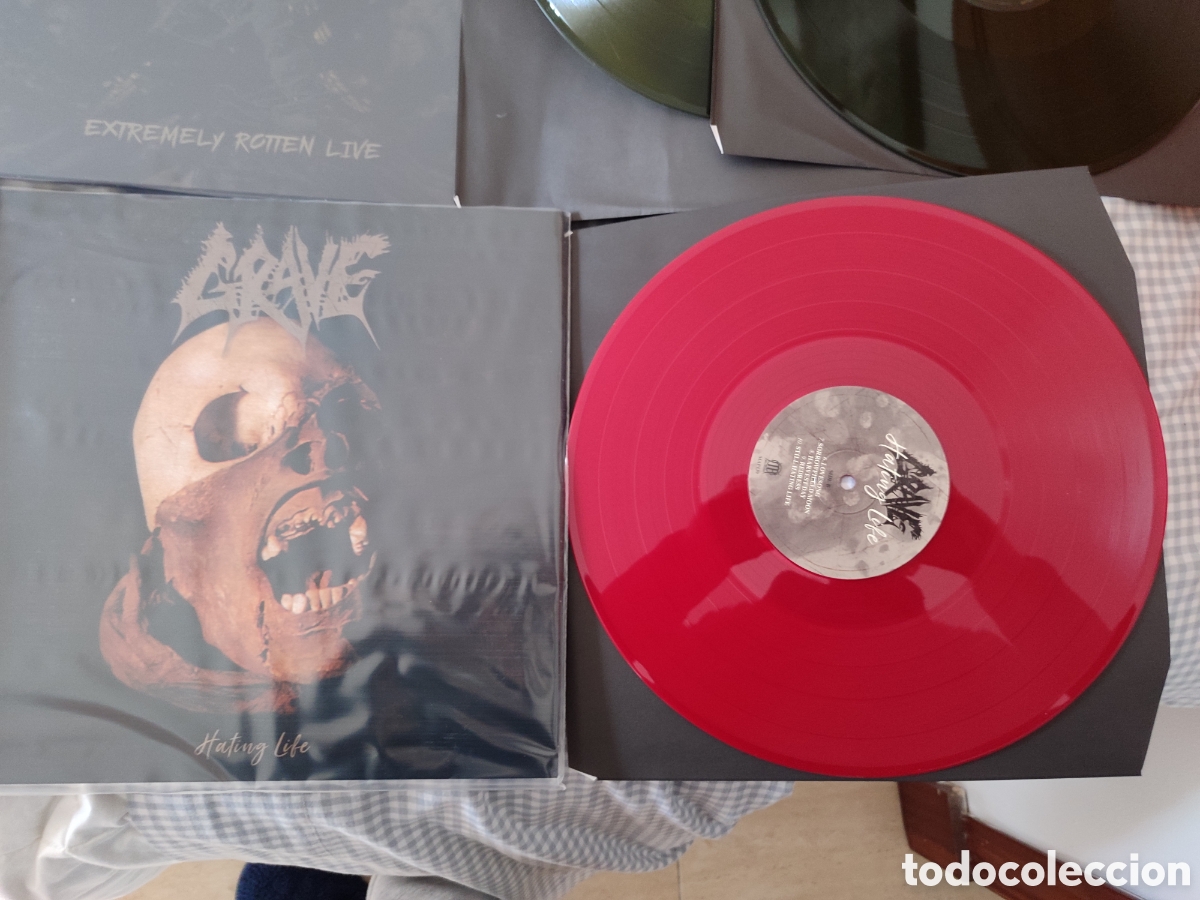 Discos de vinilo: Grave lp box death metal - Foto 8