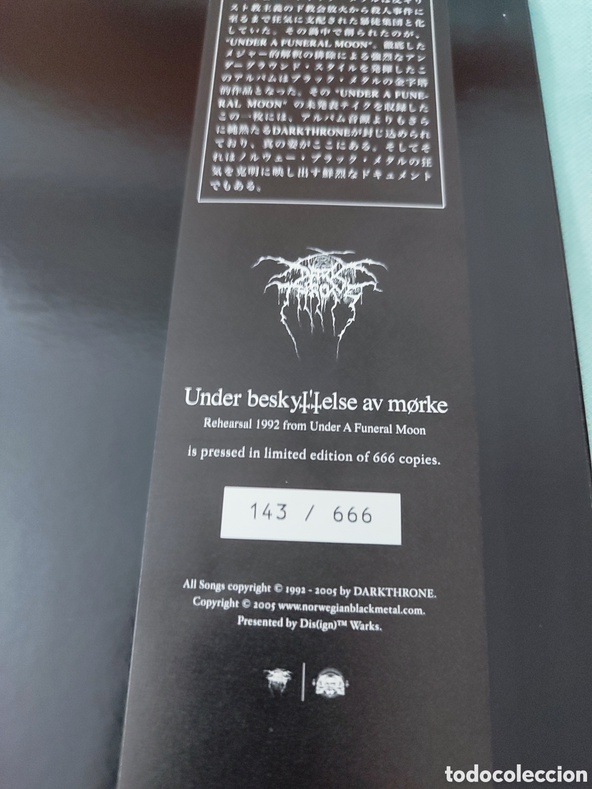 Discos de vinilo: Darkthrone lp black metal - Foto 3
