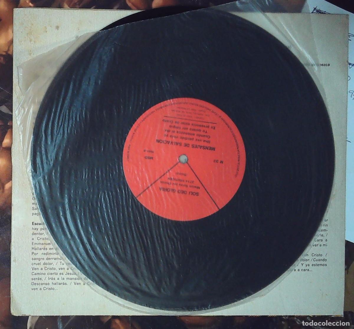 Discos de vinilo: Soli Deo Gloria - Mensajes De Salvaci&oacute;n - LP 10 Misi&oacute;n Suiza Por Discos - MSD 5504 - Francia -