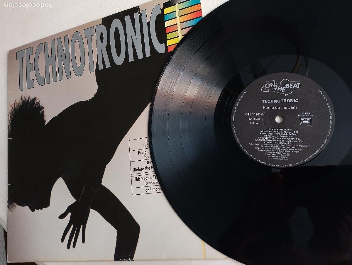 Discos de vinilo: Technotronic &ndash; Pump Up The Jam,1989, Electronic House techno - Foto 3