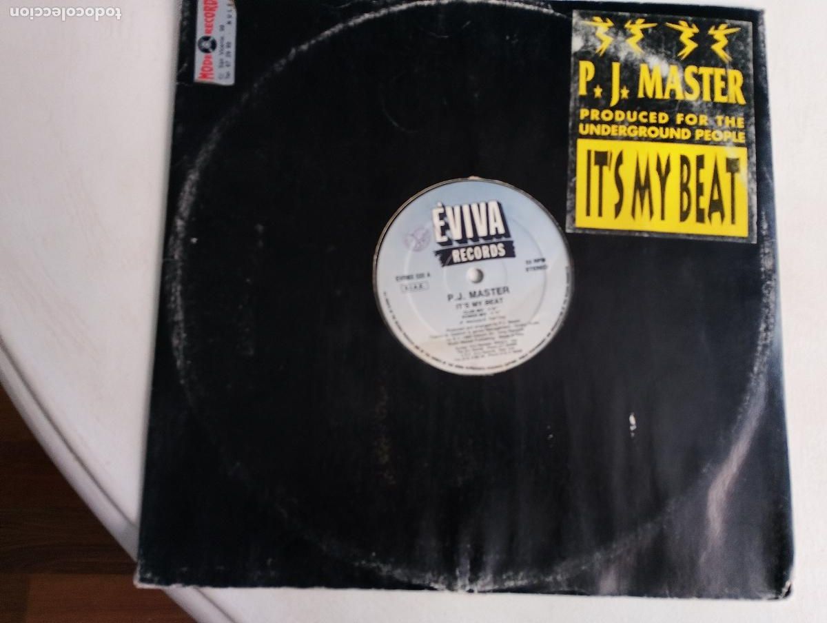 Discos de vinilo: P.J. Master &ndash; It's My Beat, Italy, 1992 Electronic.House, techno