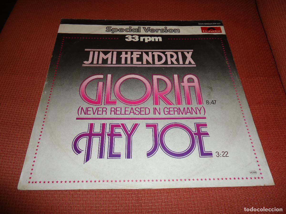 Discos de vinilo: JIMI HENDRIX ( GLORIA / HEY JOE ) 33 RPM MAXI-SINGLE