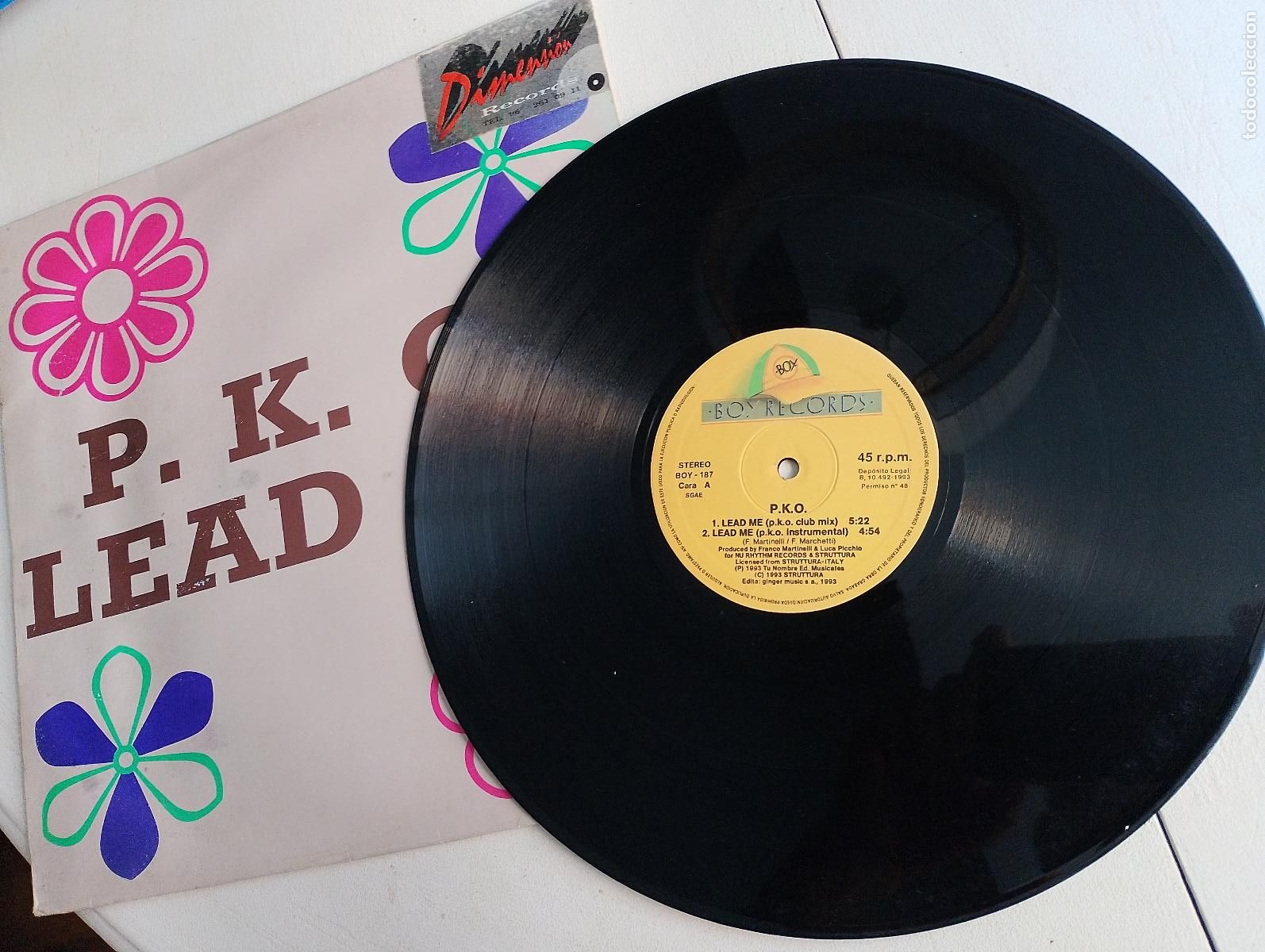 Discos de vinilo: P.K.O. &ndash; Lead Me, 1993, Electronic Techno - Foto 2
