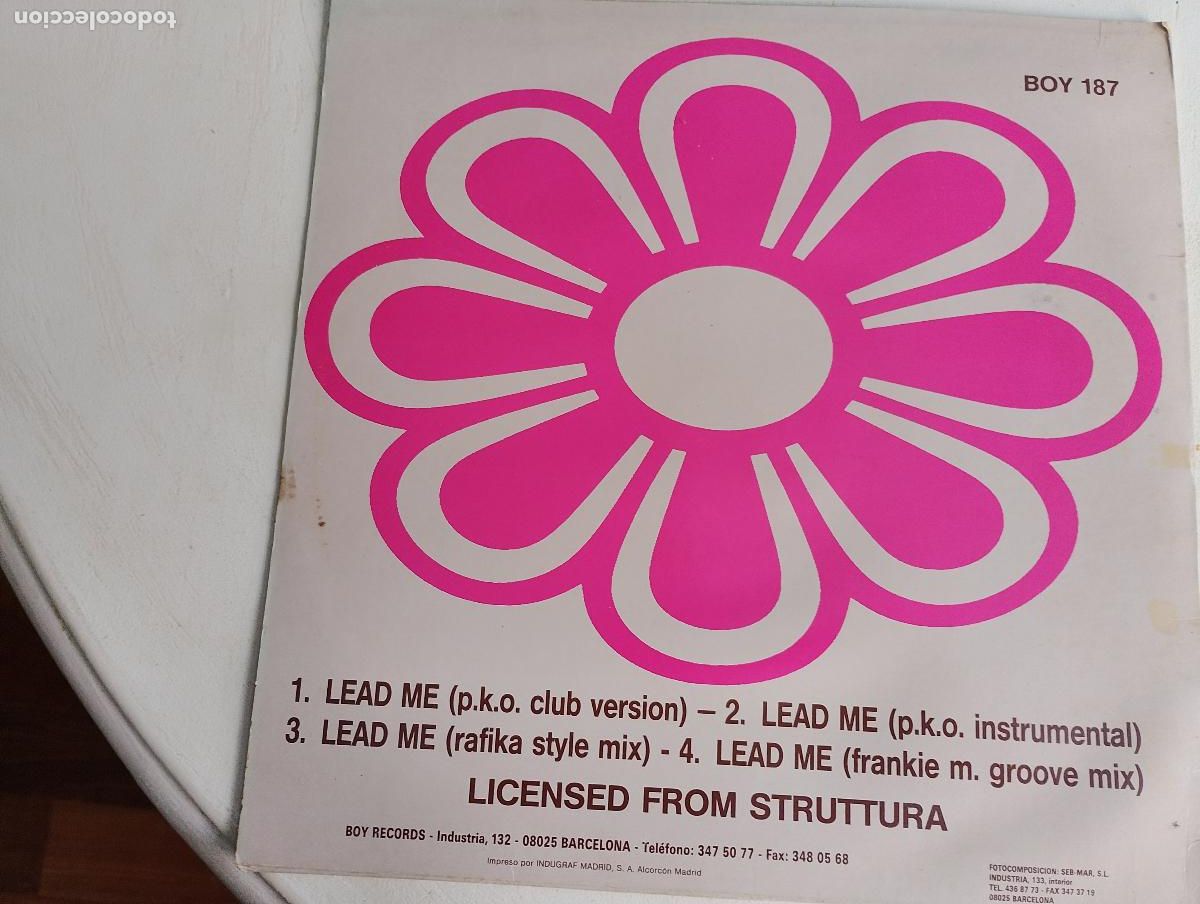Discos de vinilo: P.K.O. &ndash; Lead Me, 1993, Electronic Techno - Foto 3