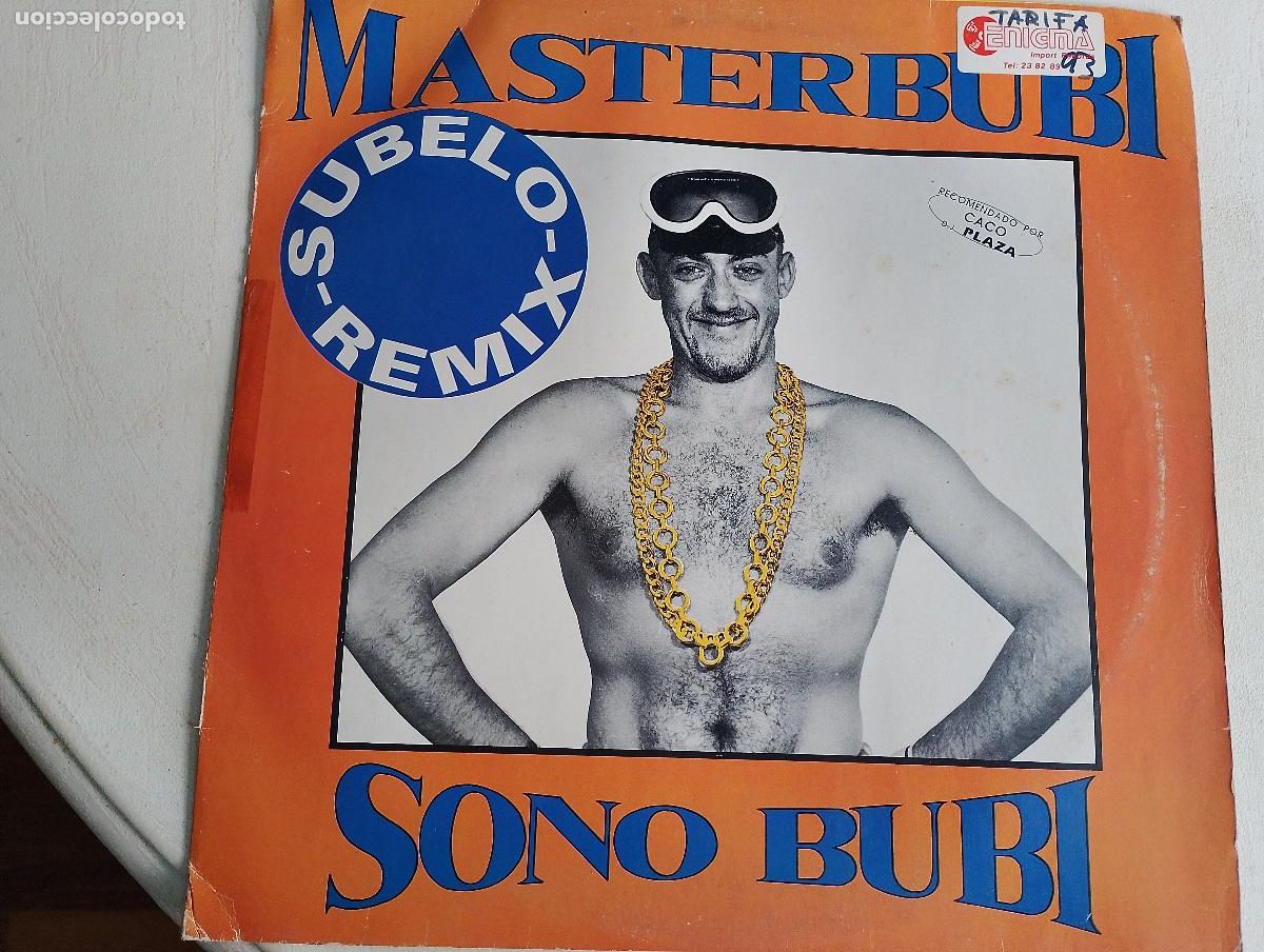 Discos de vinilo: Masterbubi &ndash; Sono Bubi (Subelo Remix), 1992,Electronic Techno - Foto 2