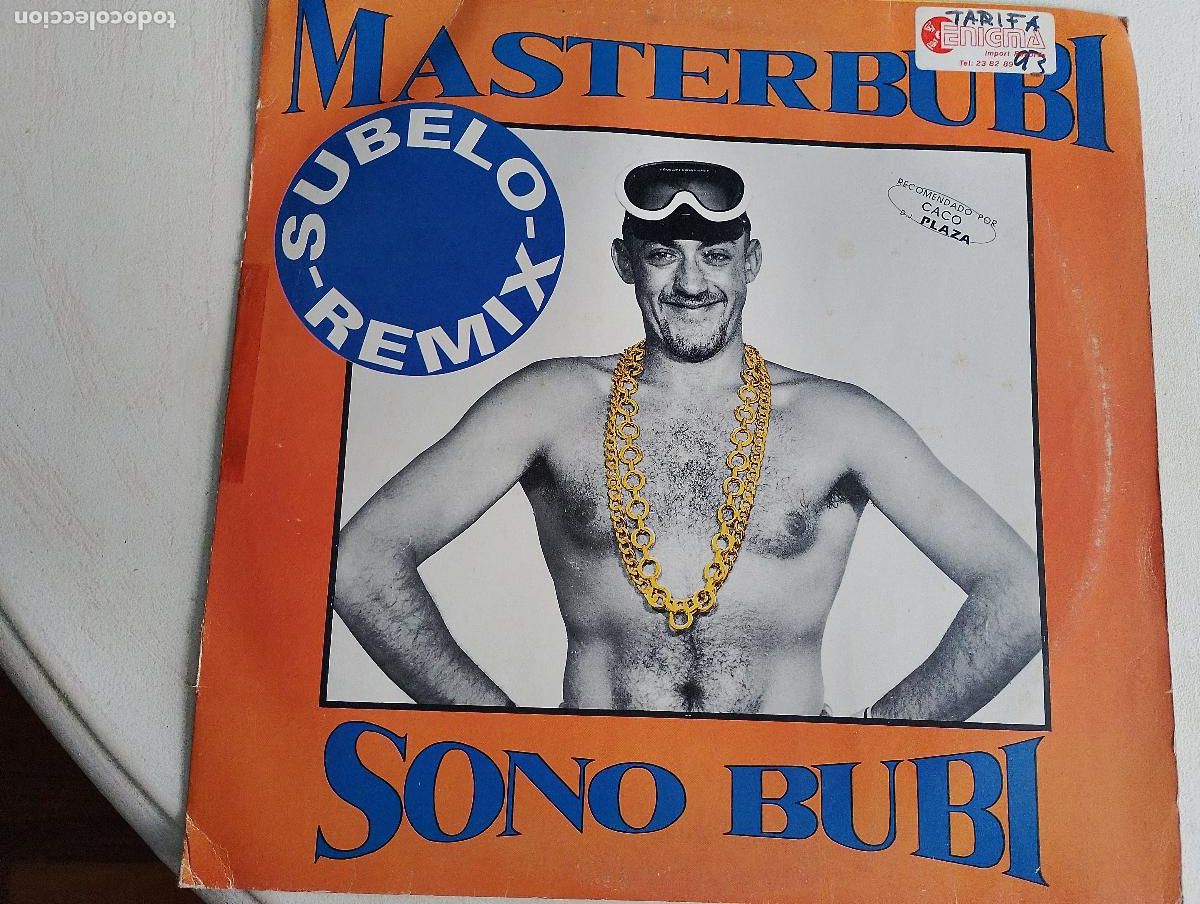 Discos de vinilo: Masterbubi &ndash; Sono Bubi (Subelo Remix), 1992,Electronic Techno
