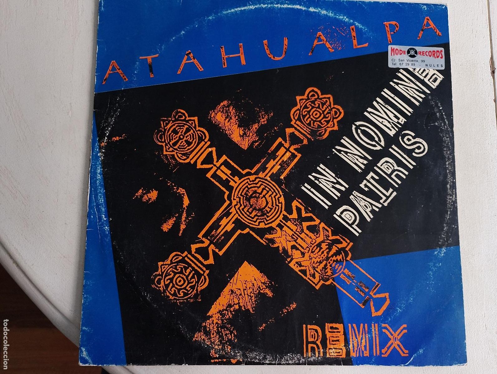 Discos de vinilo: Atahualpa &ndash; In Nomine Patris (Remix), Italy, 1993, Electronic,Hard Trance