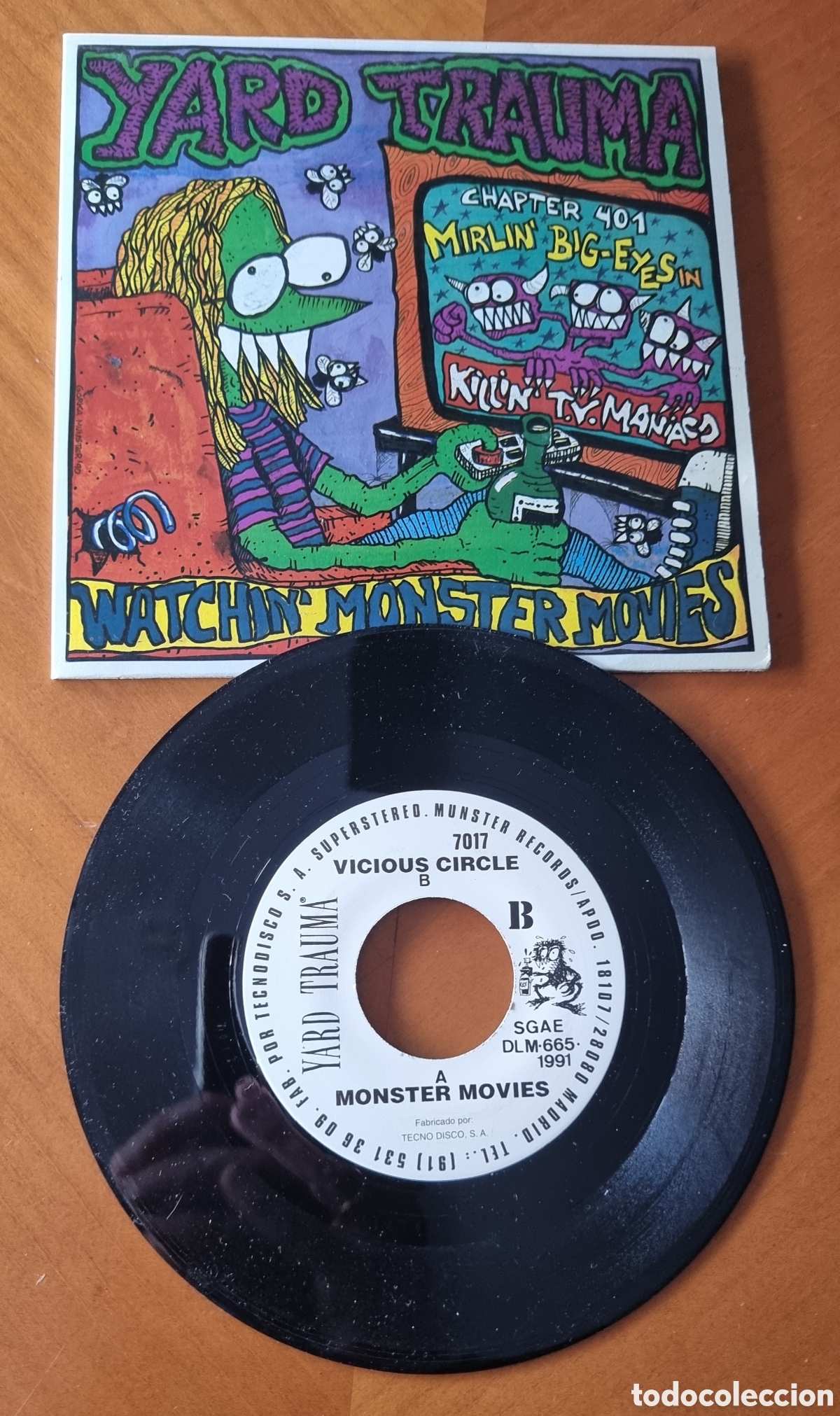 Discos de vinilo: Disco sencillo Yard Trauma espectacular portada buen estado ved foto