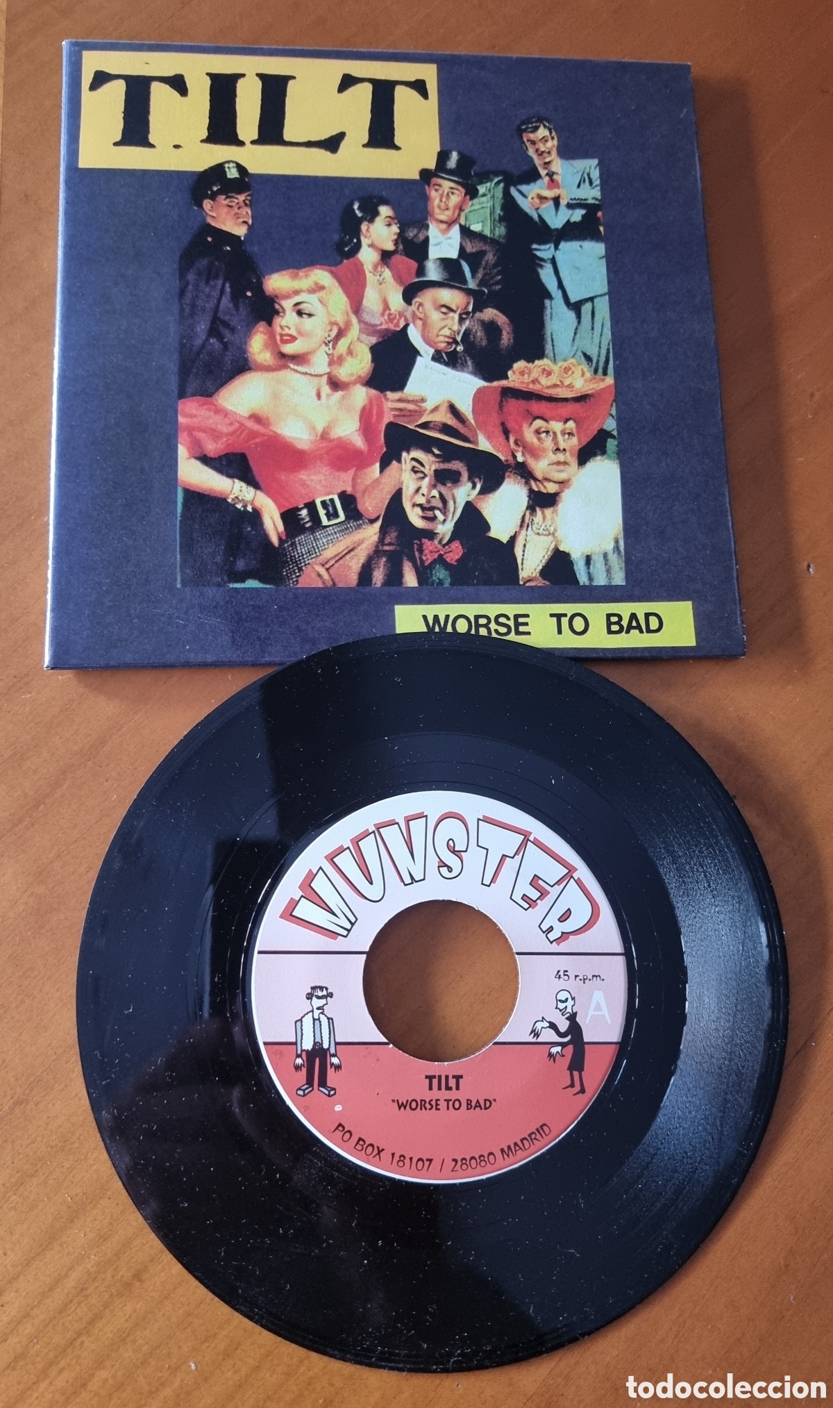 Discos de vinilo: Disco sencillo Tilt original buen estado raro gran portada