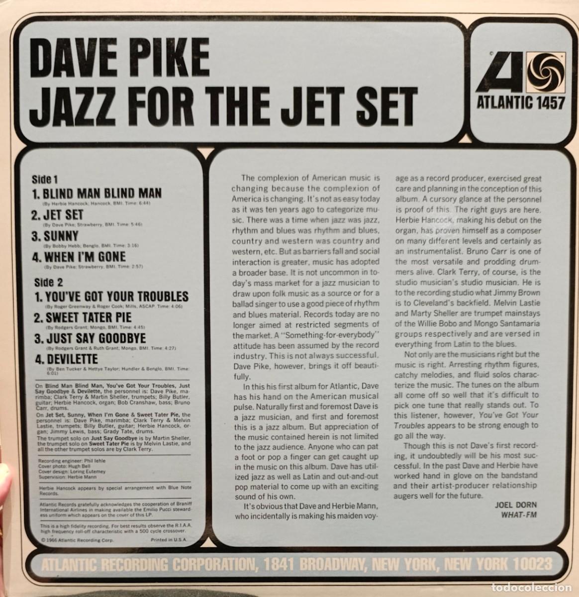 Discos de vinilo: LP Dave Pike &rdquo;Jazz for the jet set&rdquo; - Foto 2