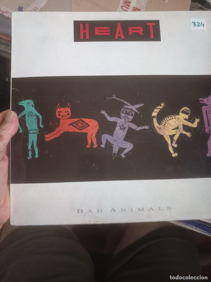 Discos de vinilo: LP HEART,( BAD ANIMALS)