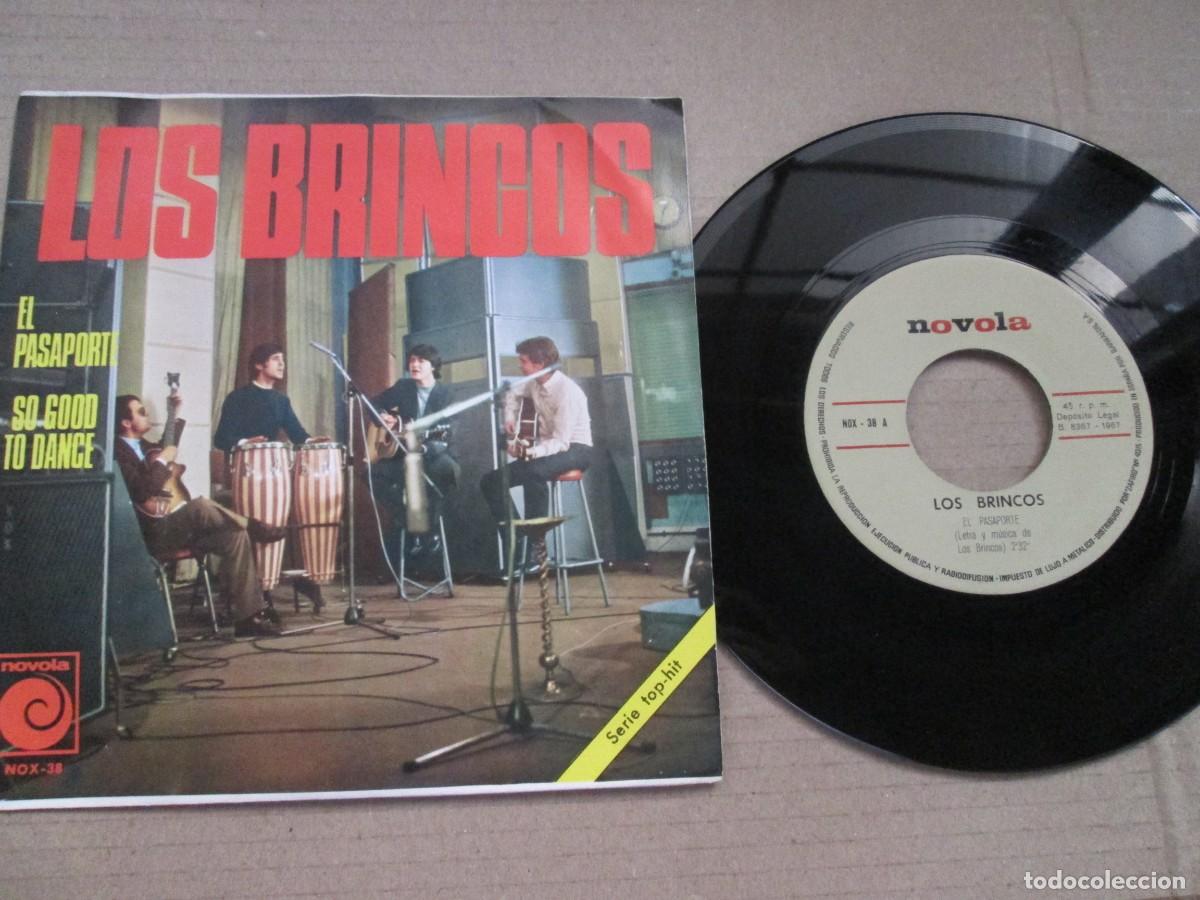 Discos de vinilo: LOS BRINCOS - El Pasaporte / So Good to Dance. Single, ed espa&ntilde;ola 7&rdquo; 1967. Magn&iacute;fico estado VG+/NM