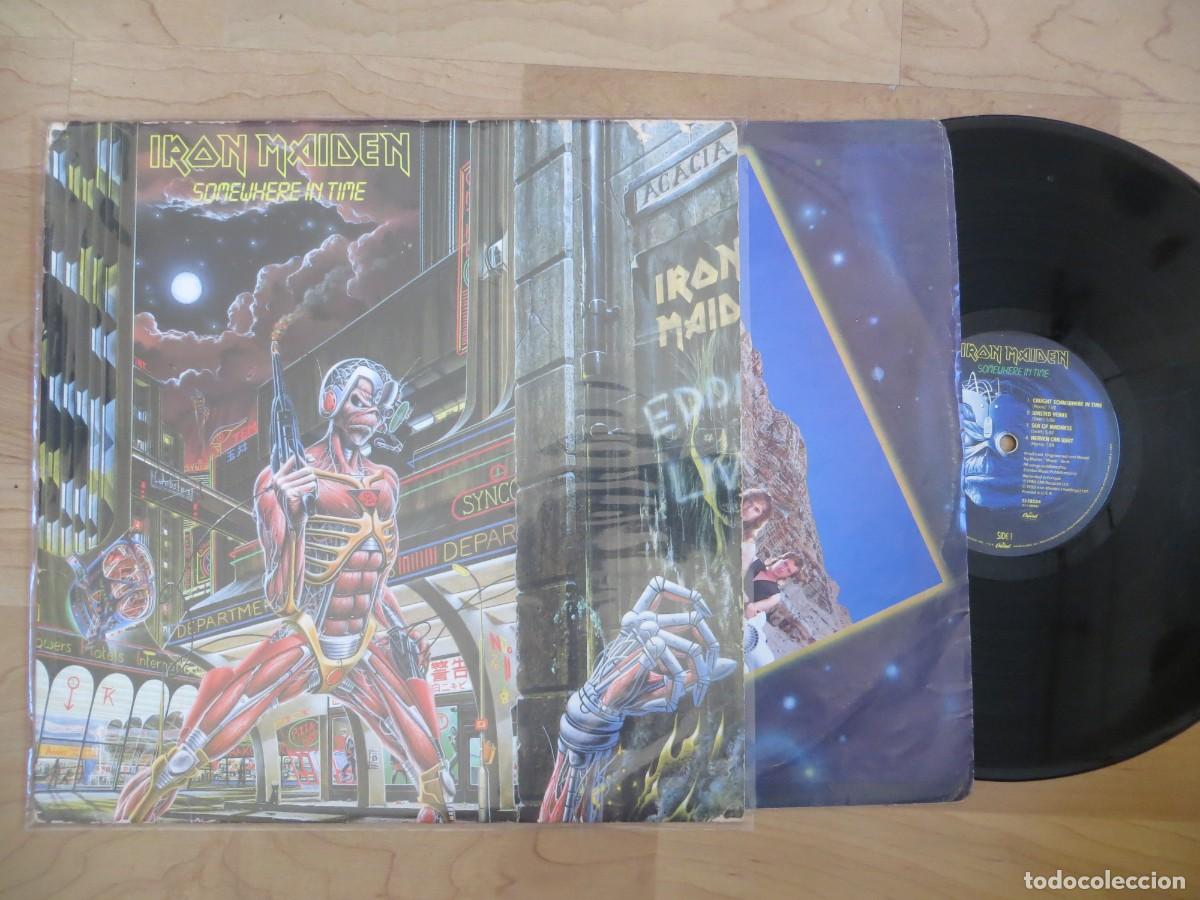 Vinyl-Schallplatten: Iron Maiden - Somewhere In Time (LP, Album) 1986 U.S.A. !!!! PRIMERA EDICION