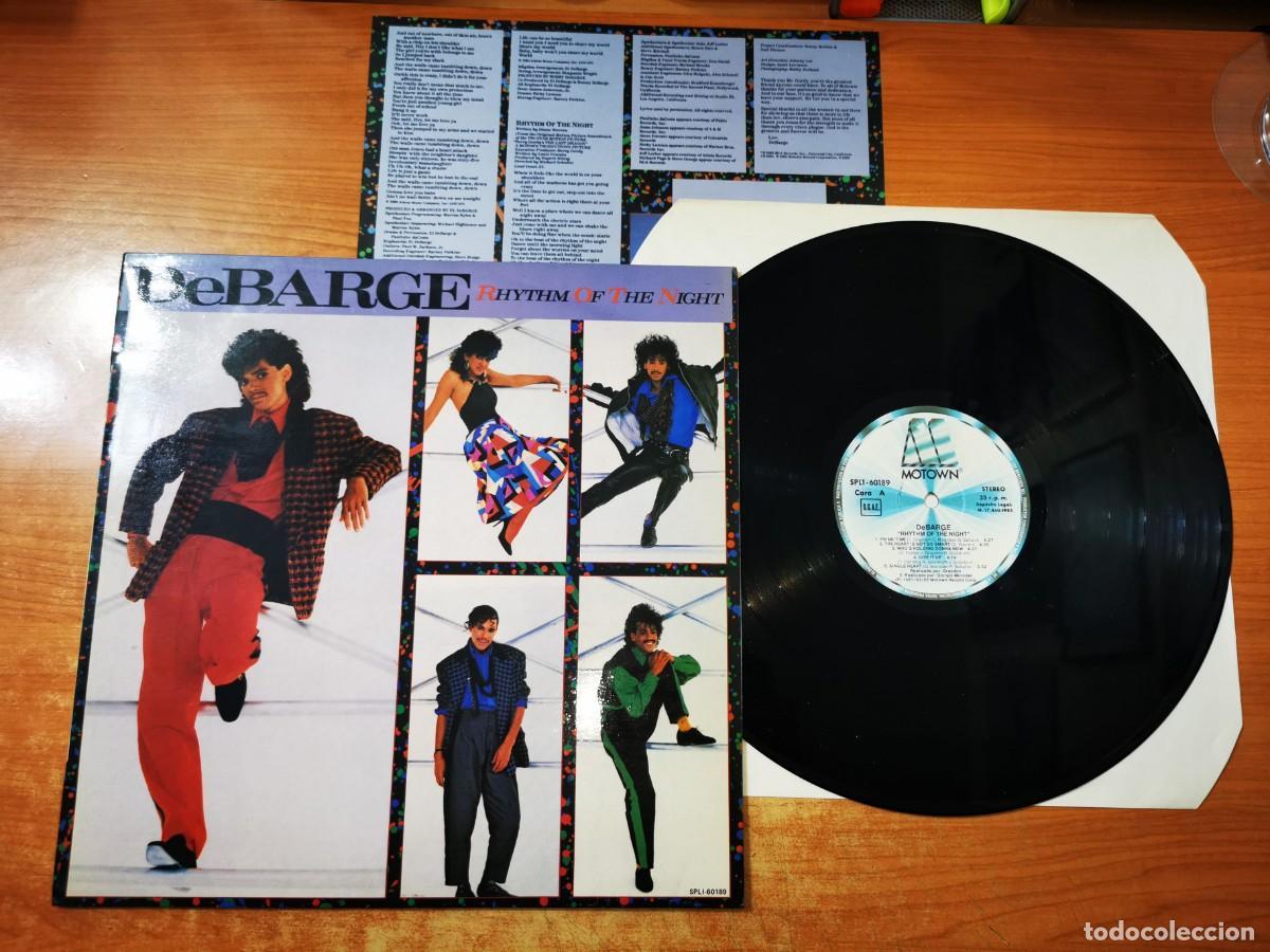 Discos de vinilo: DeBARGE Rhythm of the night EL DEBARGE LP VINILO DEL A&Ntilde;O 1985 CON ENCARTE CONTIENE 9 TEMAS