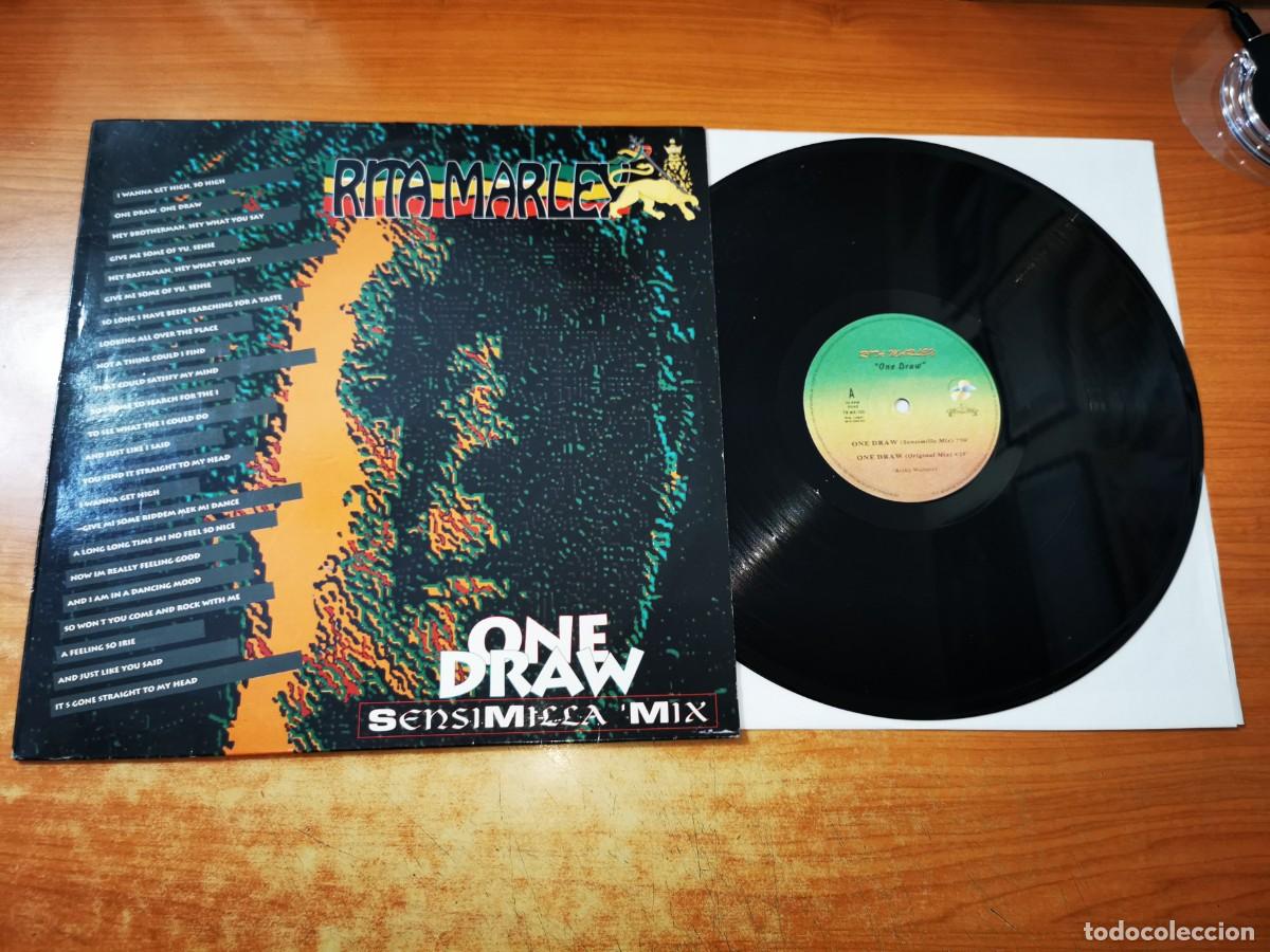 Discos de vinilo: RITA MARLEY One draw SENSIMILLA MIX MAXI SINGLE VINILO VINILO DEL A&Ntilde;O 1993 BOB MARLEY 4 TEMAS