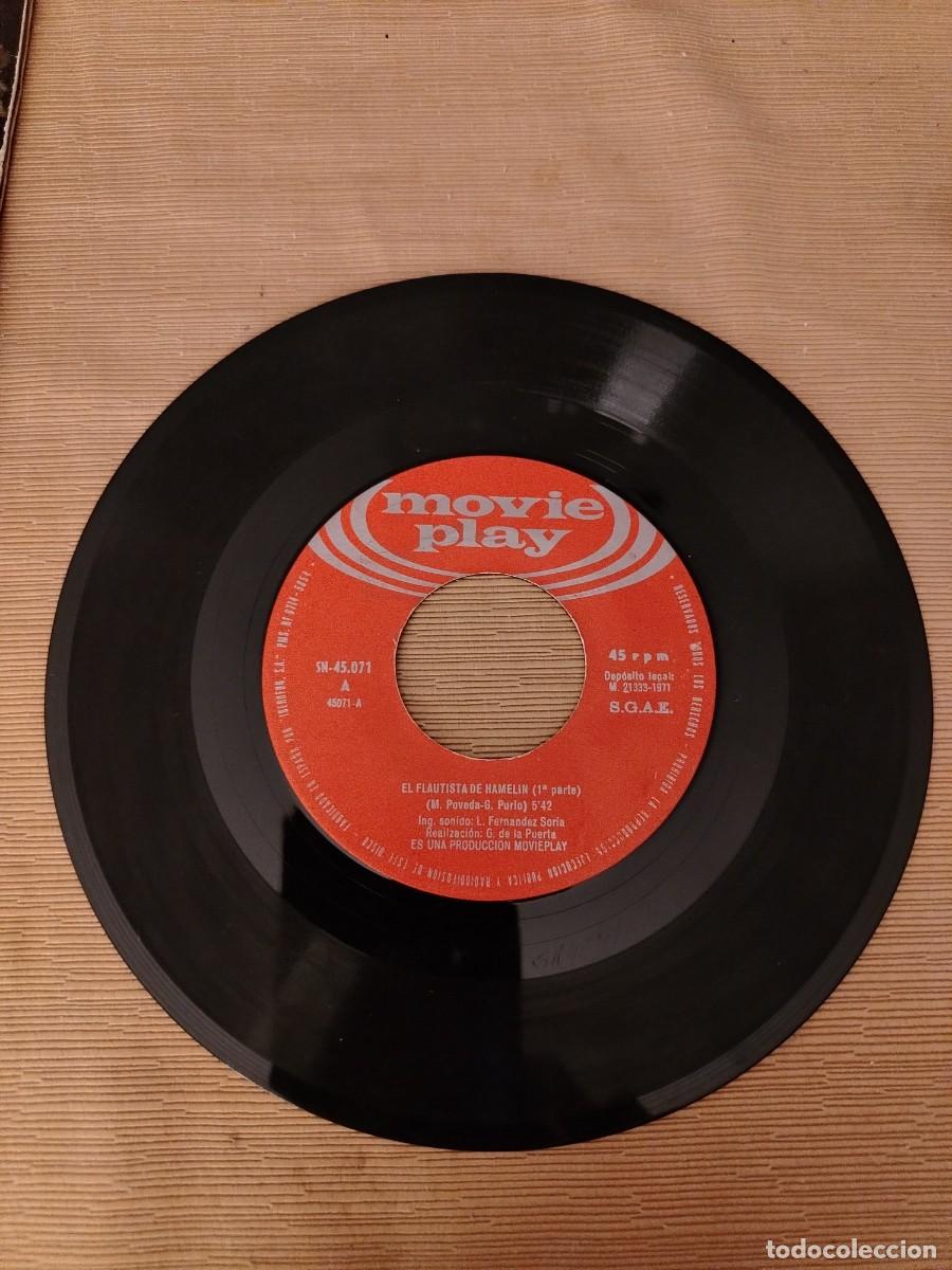 Discos de vinilo: Vinilo sin funda single el flautista de hamelin - Foto 1