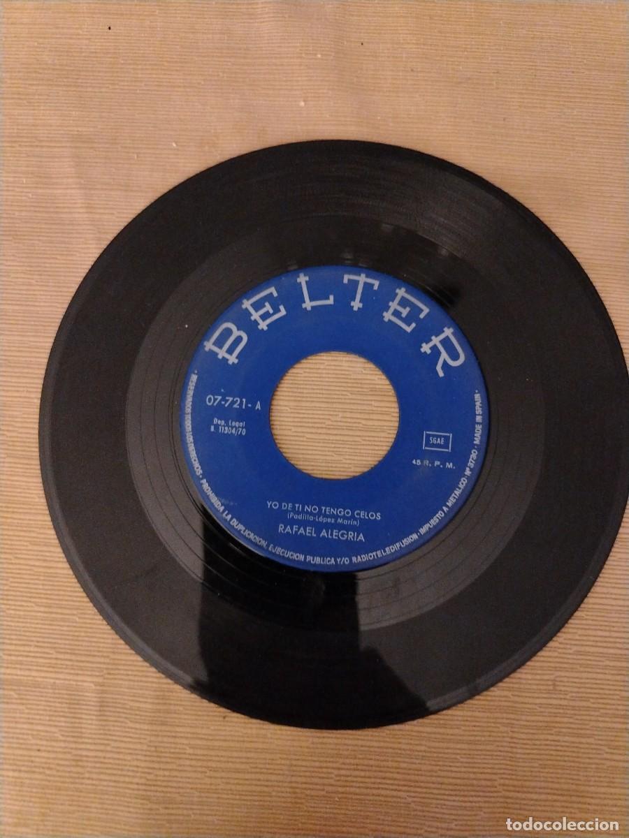 Discos de vinilo: Vinilo sin funda single Rafael alegr&iacute;a
