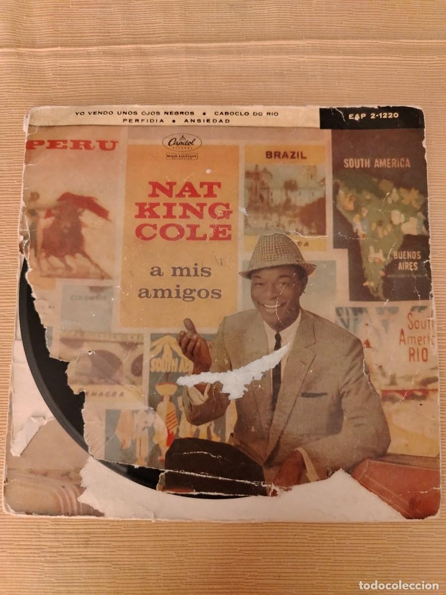Discos de vinilo: Vinilo single Nat king Cole, a mis amigos