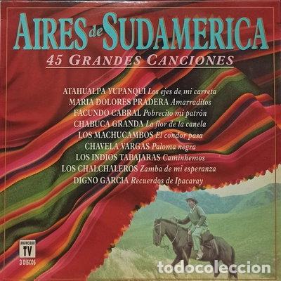 Discos de vinilo: Aires de Sudamerica - 45 Grandes Canciones- 8423646111503