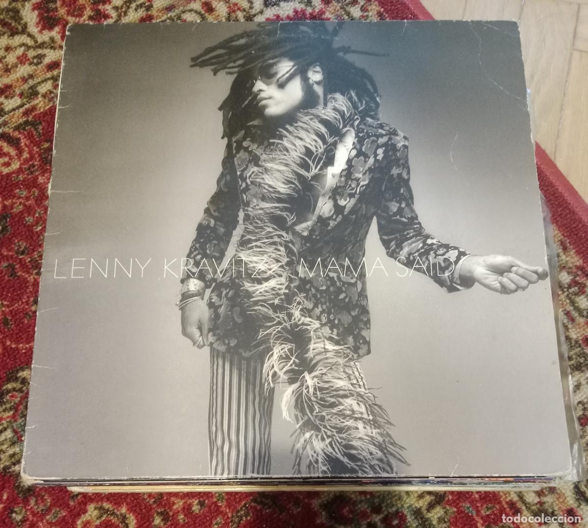 Discos de vinilo: Lenny Kravitz &ndash; Mama Said Lp Espa&ntilde;a 1991