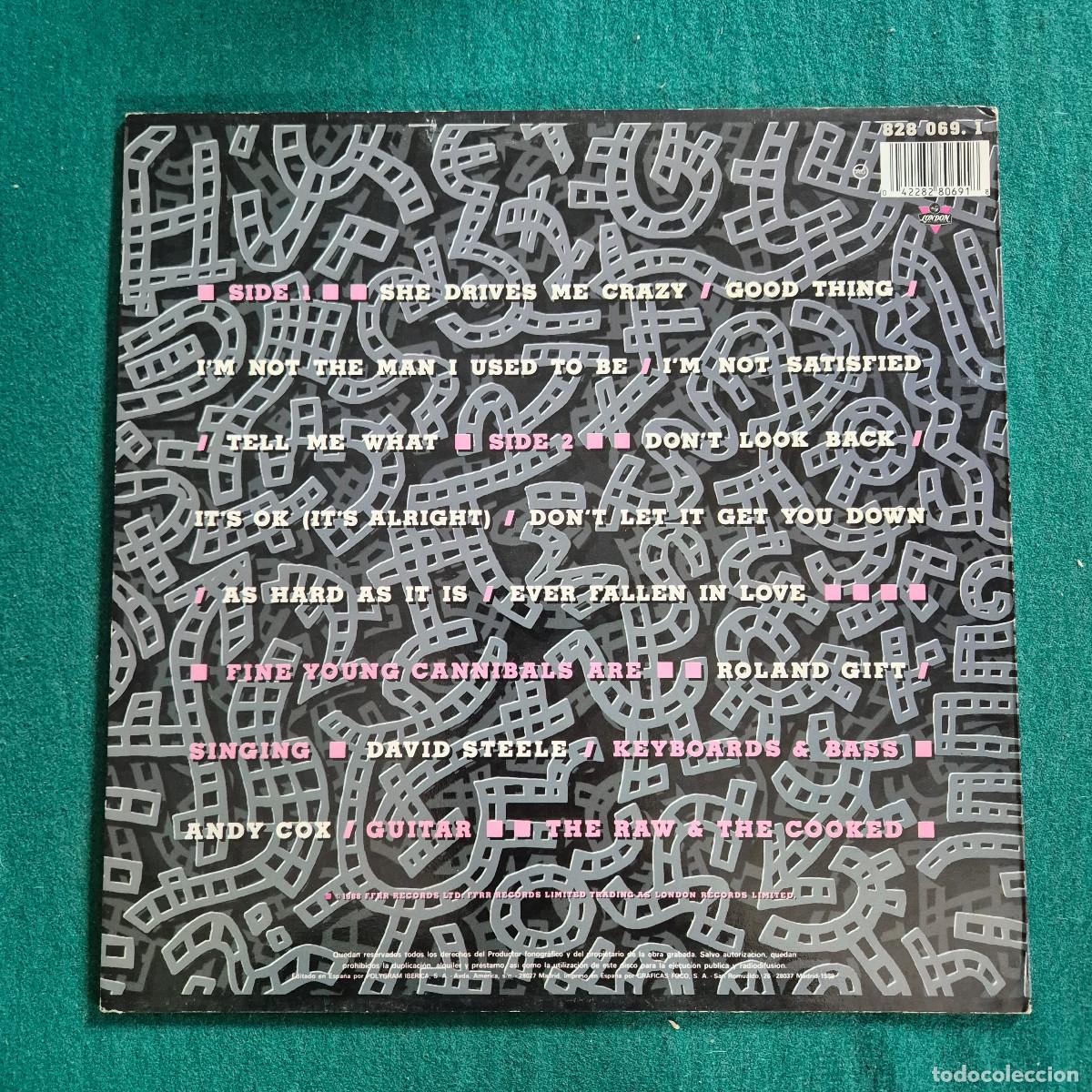 Discos de vinilo: Fine Young Cannibals &ndash; The Raw & The Cooked - Foto 2