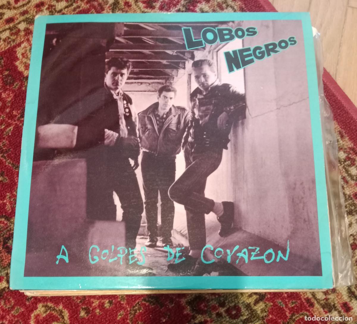 Discos de vinilo: Lobos Negros &ndash; A Golpes de Corazon Mini Lp Espa&ntilde;a 1988